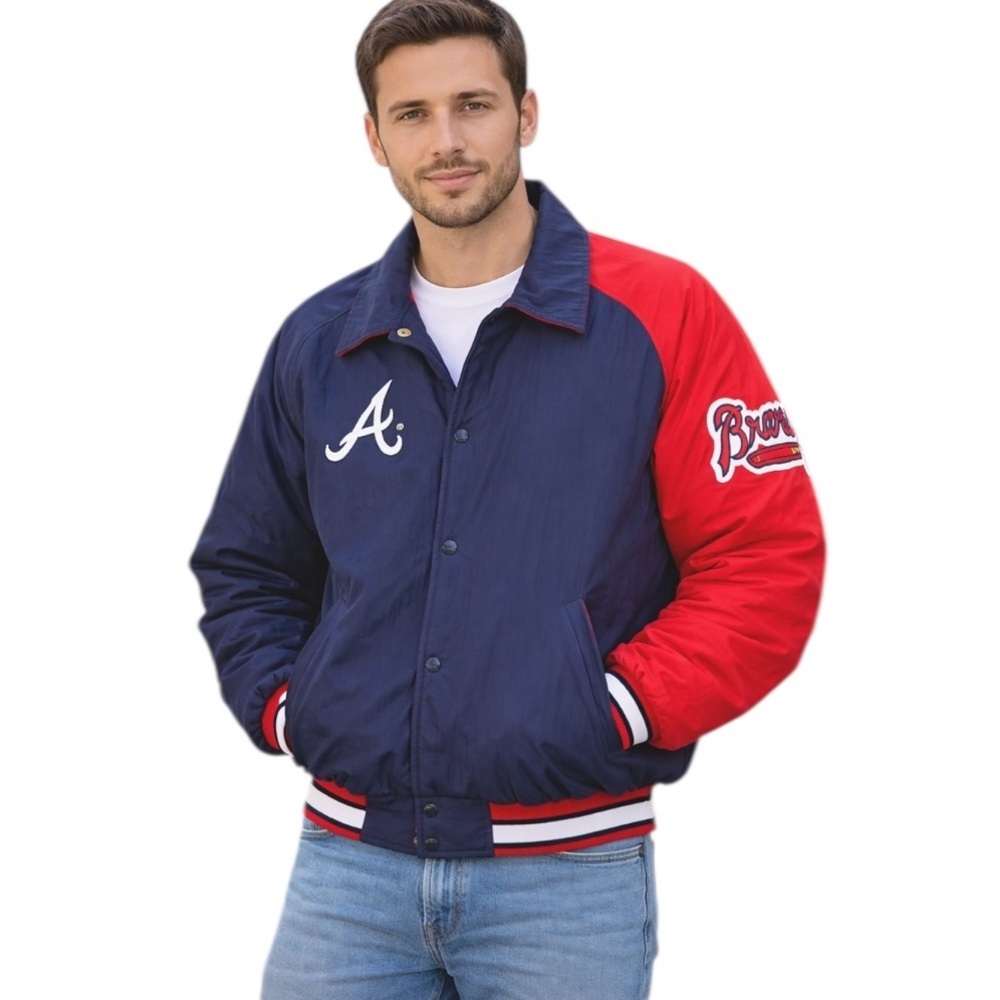 Vintage 1990s MLB Atlanta Braves Starter Jacket Size
Large